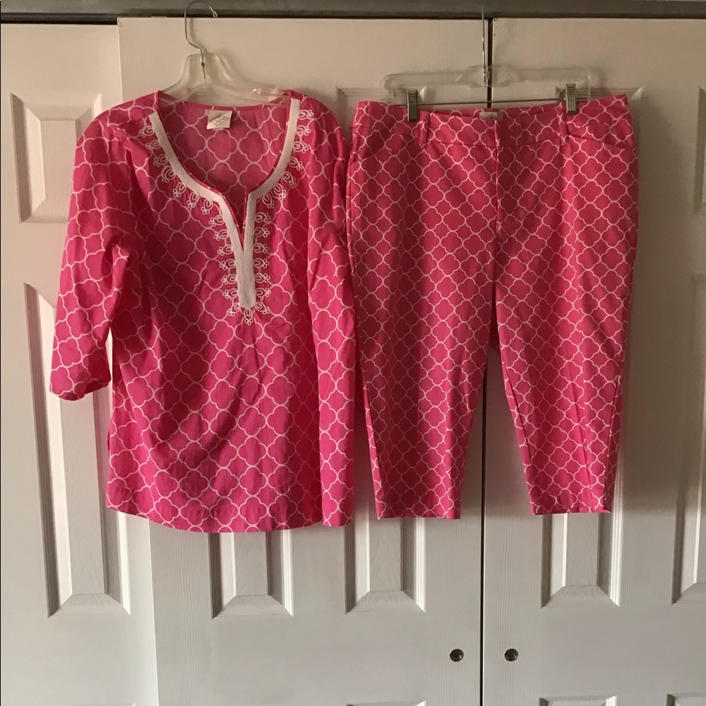 St.John’s Bay Capri Set Sz 16